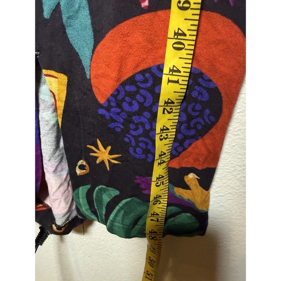 FARM RIO Mystic Jungle Midi Knit Dress Size L Artsy Bohemian - Picture 12 of 12